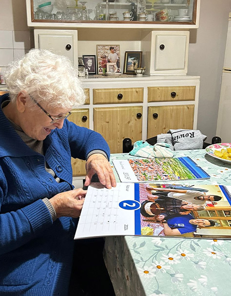 Foto kalendar za babico