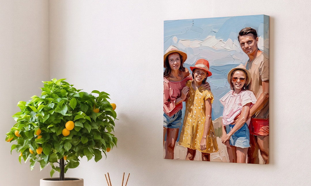 Velika stenska fotografija na platnu