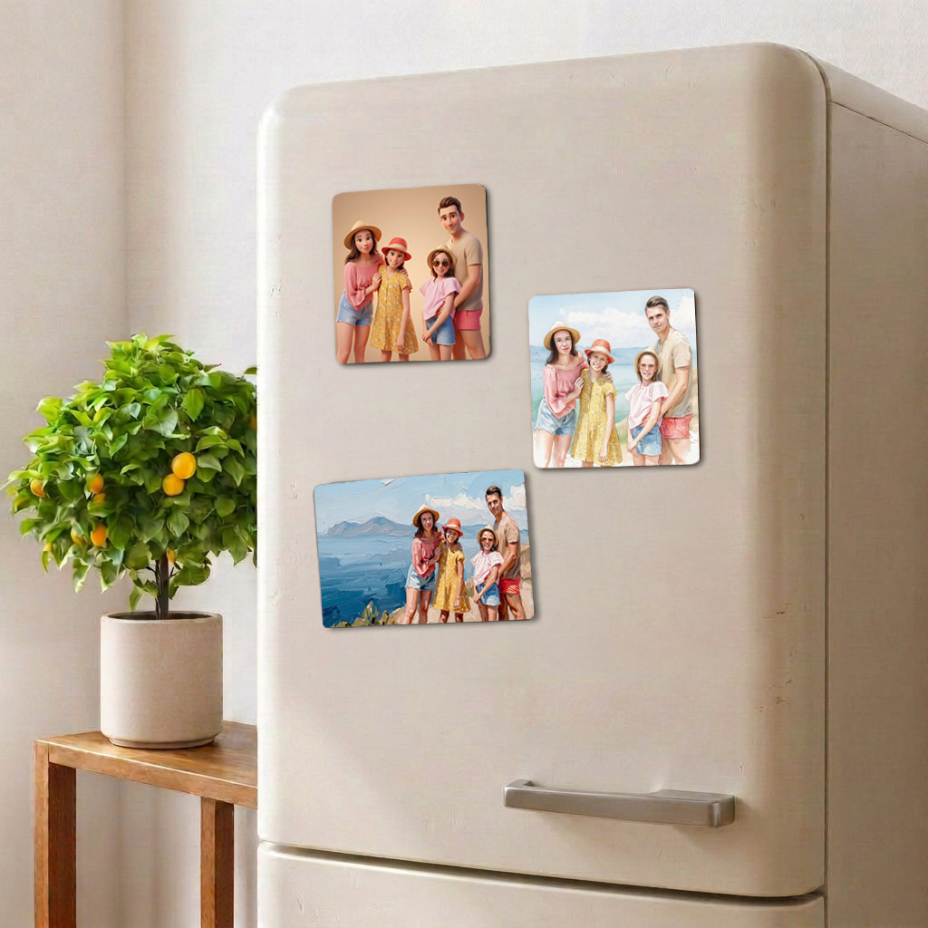 Family Pop Art Magnet