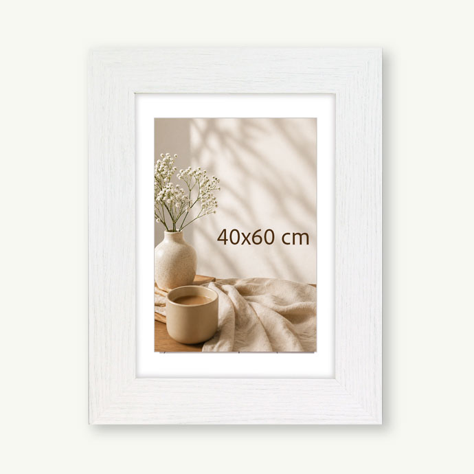 Lesen okvir bel 40x60