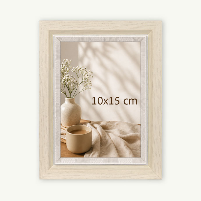 Okvir Leseni Beli 10x15
